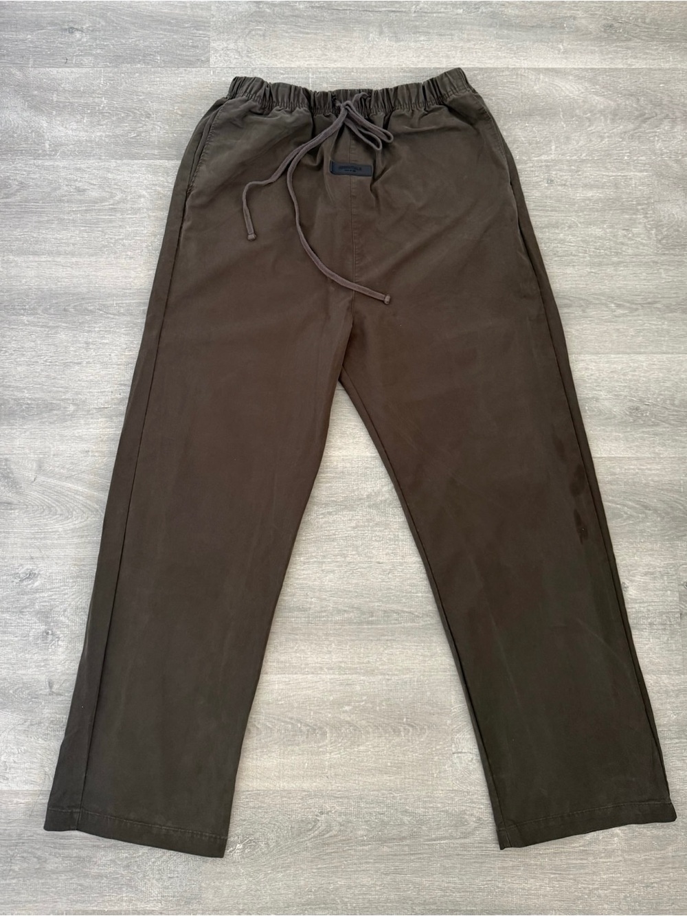 Essentials Men's Dark Brown Drawstring Joggers